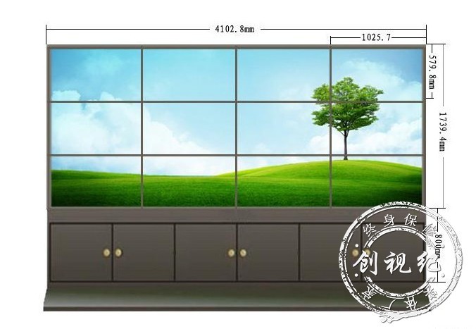 46寸6.7拼縫高清拼接